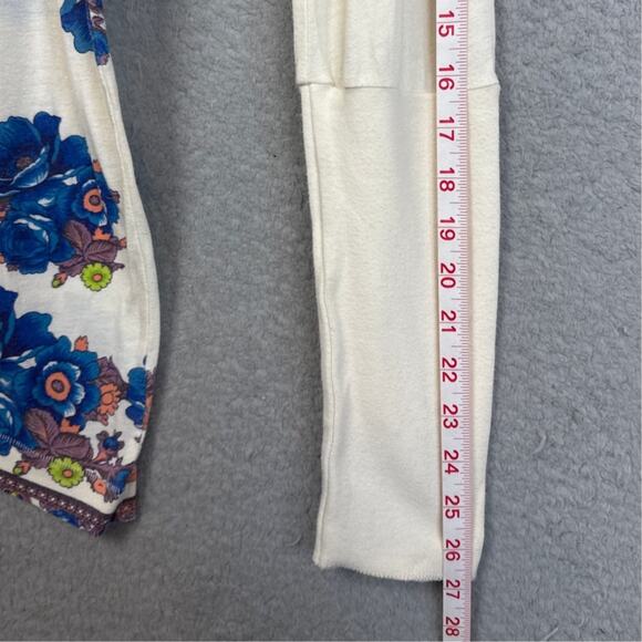 Vintage Y2k Free People Mini Dress Floral Lace Detail Size L Bohemian Retro Fall - Picture 7 of 10